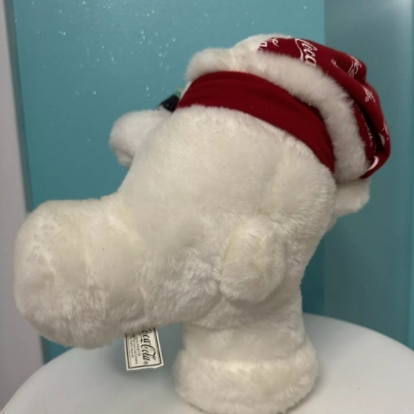Coca-Cola Polar Bear Plush with Scarf - Picture 3 of 10